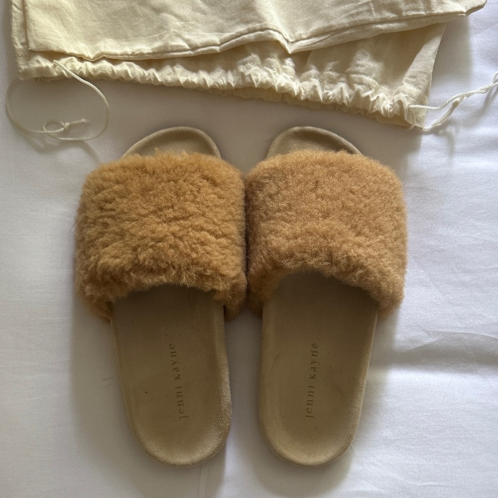Jenni Jayne Shearling Slides